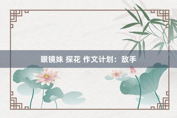 眼镜妹 探花 作文计划：敌手